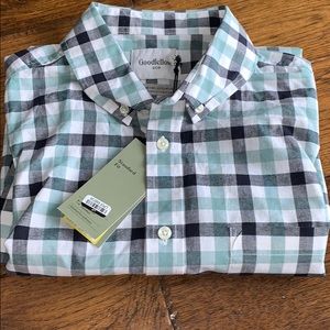 Brand New Goodfellow & Co. Plaid dress shirt Sz: M